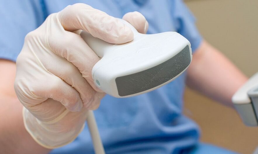 Échographie comme forme de diagnostic de prostatite